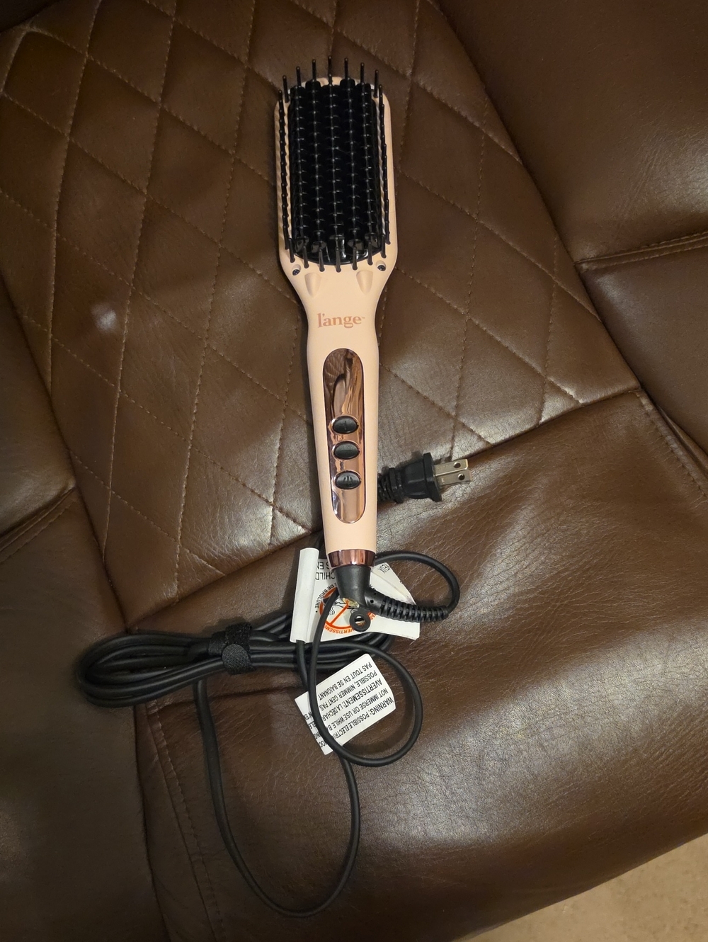 New Without Box - L'ange Le Vite Ceramic Straightening Brush